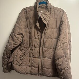 Free people taupe pippa puffer
